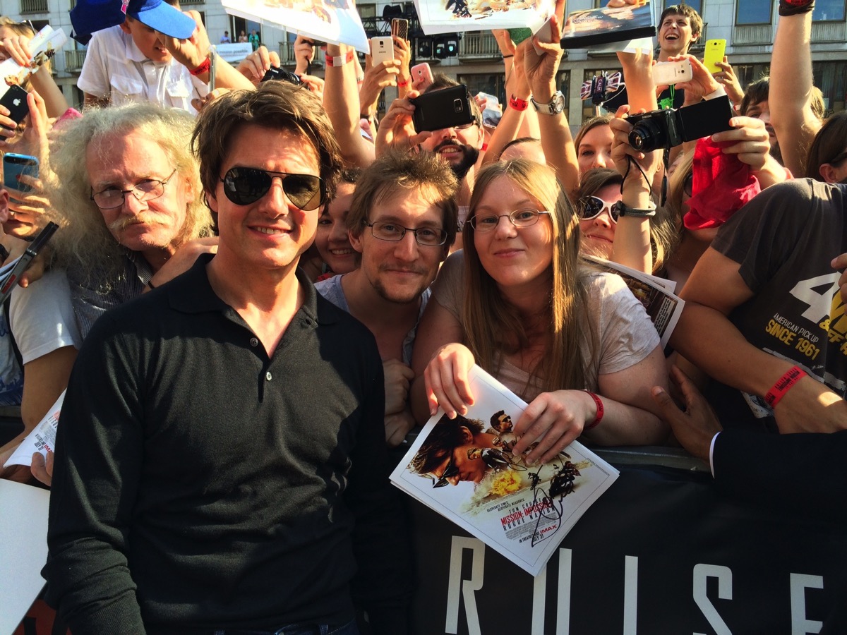 Us and Tom Cruise at the World Premiere in Vienna