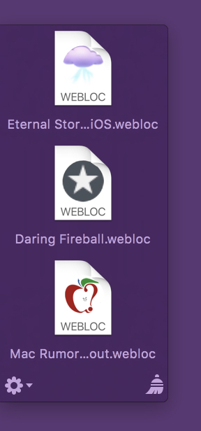 Yoink loading favicons for webloc files