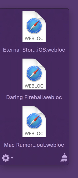 Yoink with webloc files without favicons